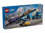 LEGO® City 60408 - Kamión na prepravu áut so športiakmi